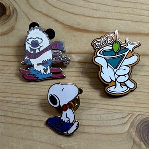 Snoopy and Friends Enamel Pins